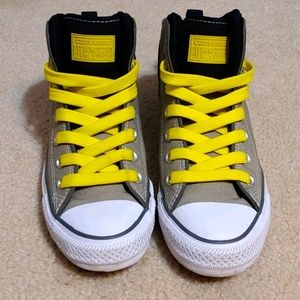 Converse yellow and gray!